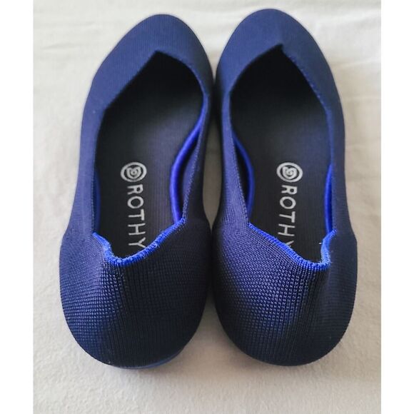 Rothy’s The Flat Maritime Navy Ballet Flats Women’s Size 9.5 Washable Shoes - Picture 4 of 6